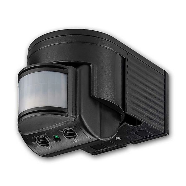 Goobay Wand-Bewegungsmelder 180 Grad LED Geeignet Schwarz günstig online kaufen