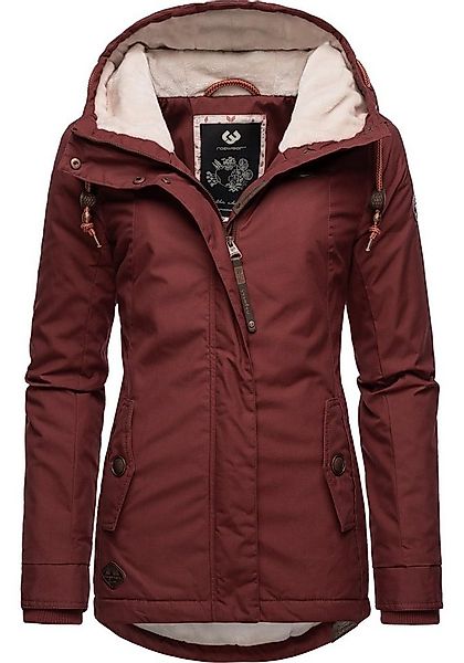 Ragwear Winterjacke Monade Damen Winterparka mit Kapuze und m. Fleece gefüt günstig online kaufen