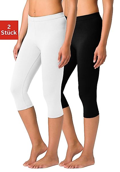 Vivance active Caprileggings, (2er-Pack), mit Gummibund, Loungewear günstig online kaufen