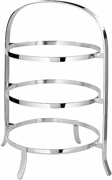 Fink Etagere »PLATE, mit feiner Hammerschlagstruktur« für 3 Speiseteller Ø günstig online kaufen