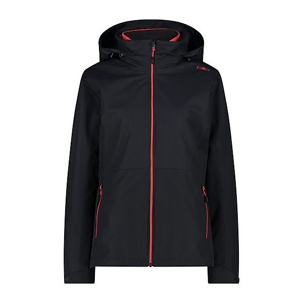 CMP Funktionsjacke WOMAN JACKET ZIP HOOD DETACHBLE INN.JACKET ANTRACITE-COR günstig online kaufen