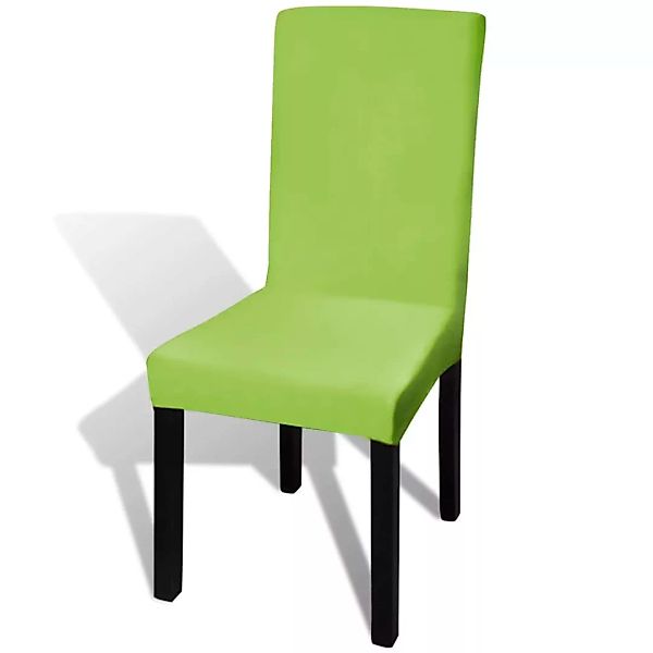 Gerader Stretch Stuhlbezug 6 Stk Grün günstig online kaufen
