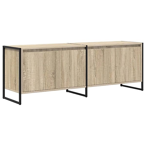 vidaXL TV-Schränk Sonoma 140 x 36 x 49,5 cm Holzwerkstoff 886511 günstig online kaufen
