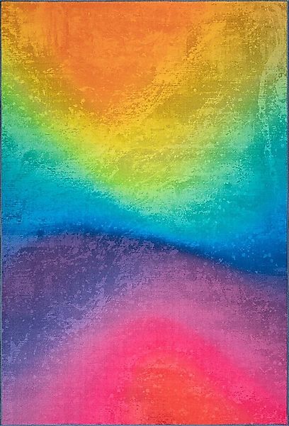 TaraCarpet Teppich Kurzflorteppich TaraCarpet Rainbow moderner Teppich in R günstig online kaufen