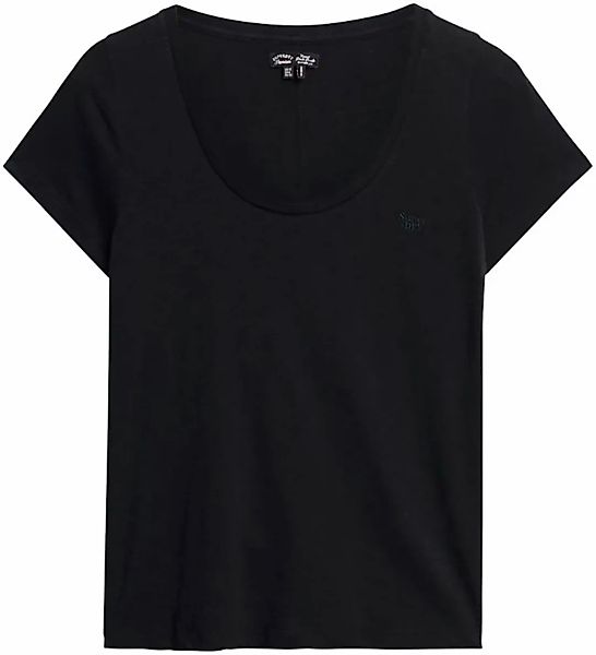 Superdry Kurzarmshirt "SCOOP NECK TEE" günstig online kaufen