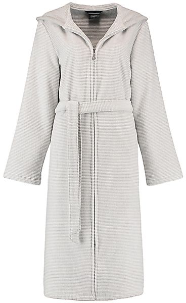 Cawö Damenbademantel 6432, Kurzform, Baumwolle, Kapuze, günstig online kaufen