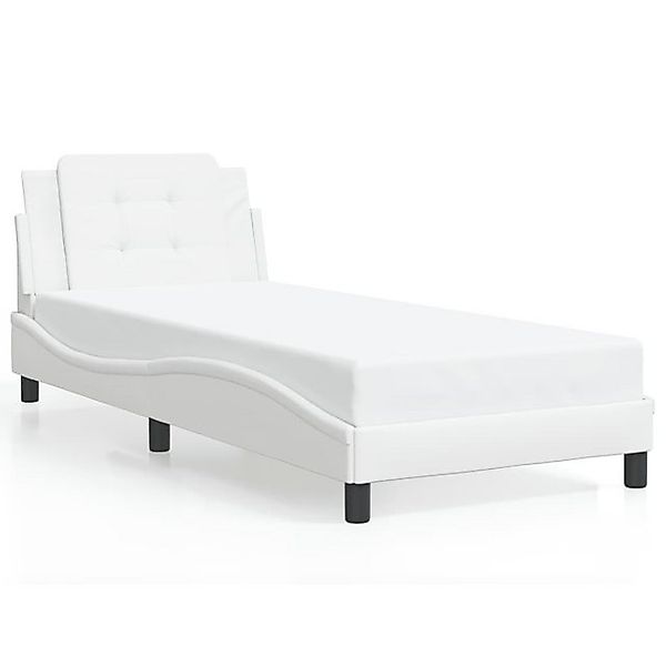 vidaXL Bett Bettgestell ohne Matratze "Zadar" Grau 100x200 cm Kunstleder günstig online kaufen