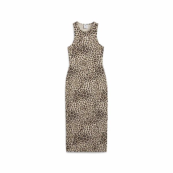 PUMA "LEO LUXE Slim Kleid mit Allover-Print Damen" günstig online kaufen