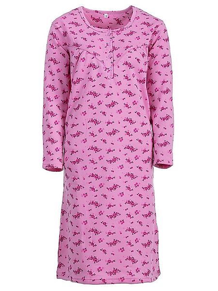 Lucky Nachthemd Thermo Nachthemd - Rosen günstig online kaufen