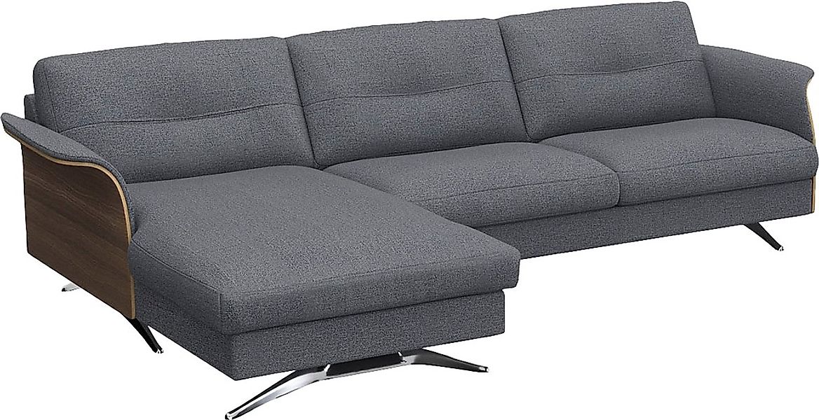 FLEXLUX Ecksofa »Glow, super bequem durch hochwertigem Sitzaufbau mit Feder günstig online kaufen