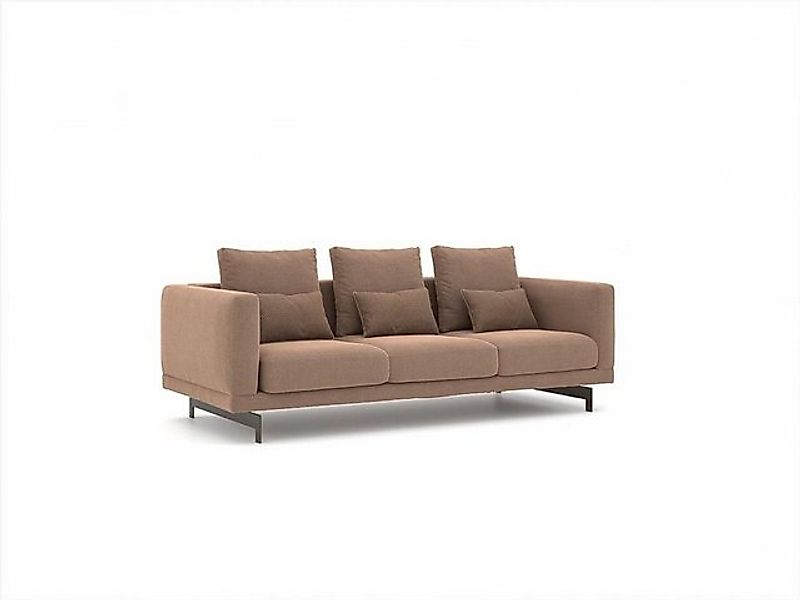 JVmoebel 3-Sitzer Wohnzimmer Braun Dreisitzer Sofa Luxus Polstermöbel Desig günstig online kaufen