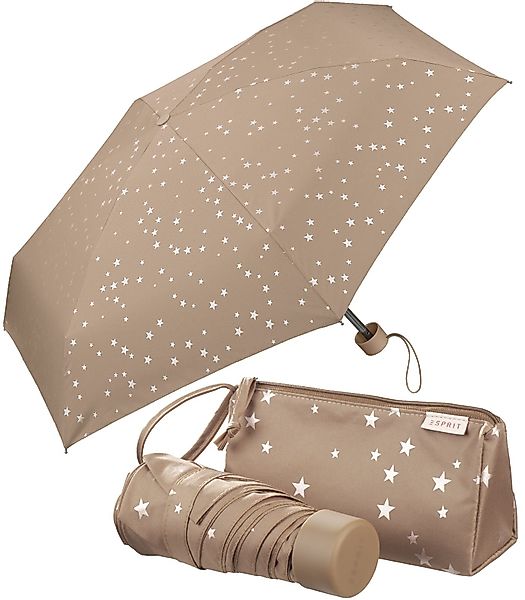 Esprit Taschenregenschirm Mini-Schirm im praktischen, kleinen günstig online kaufen