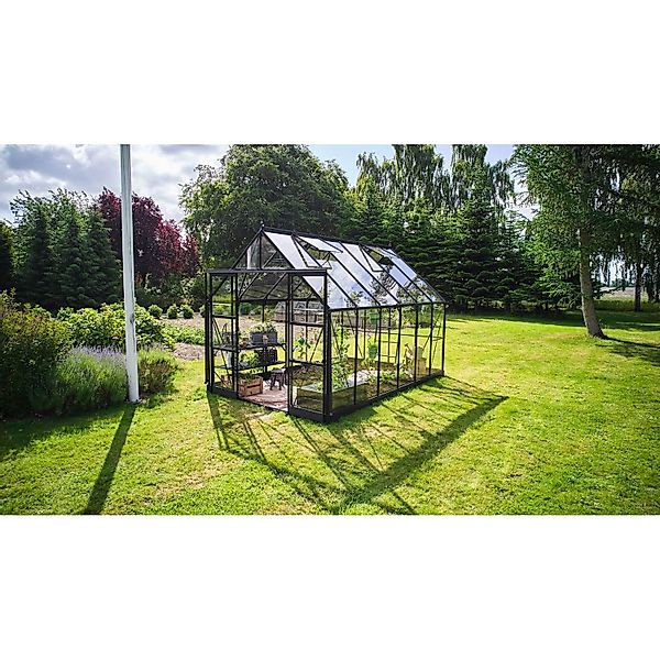 Halls Gewächshaus Icon 8 Schwarz 9,7 m² günstig online kaufen