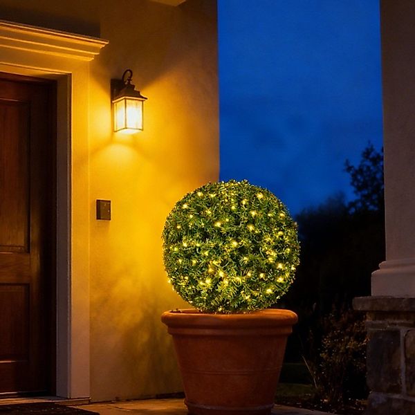 Kunstpflanze 40 cm LED Weihnachtskugel aus günstig online kaufen