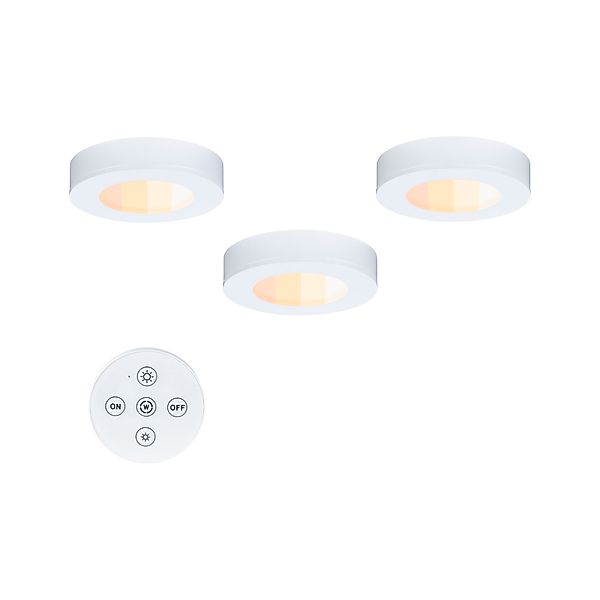 Paulmann "LED Unterschrankleuchte Batuno 3x2,1W 70mm 3x180lm 230/24V Weiß" günstig online kaufen