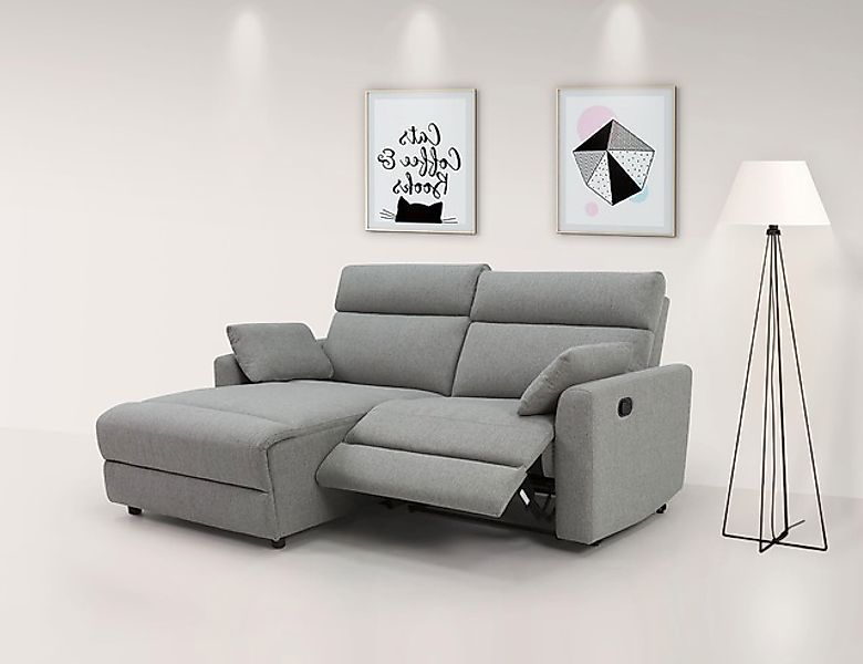 INOSIGN Ecksofa »JENNA, L-Form, 209cm, manuelle u. elektrische Funktion, mi günstig online kaufen