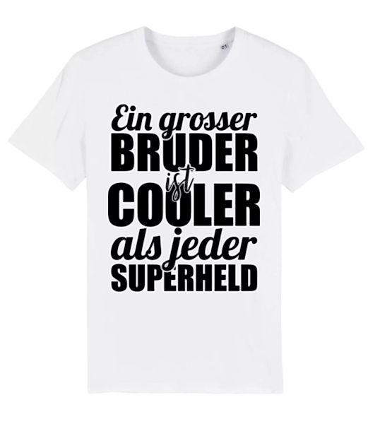 Großser Bruder Superheld · Männer Bio T-Shirt Stanley Stella 2.0 günstig online kaufen