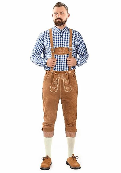 Alessandro Salvarini Trachtenlederhose "ASSeppl", Lederhose aus Echtleder m günstig online kaufen
