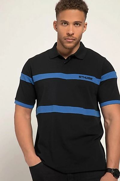 STHUGE Poloshirt STHUGE Poloshirt Halbarm Ringel Piqué bis 8 XL günstig online kaufen