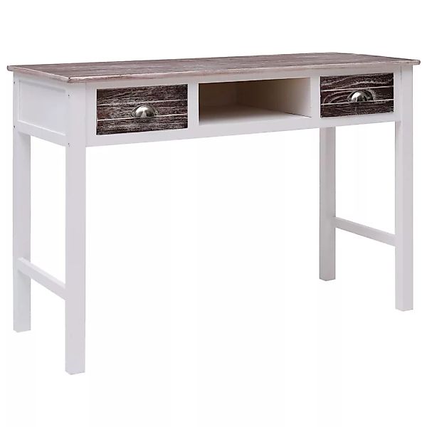 Schreibtisch Braun 110 × 45 × 76 Cm Holz günstig online kaufen