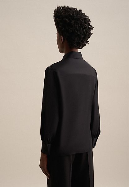 seidensticker Hemdbluse "Schwarze Rose", Langarm Kragen Uni günstig online kaufen