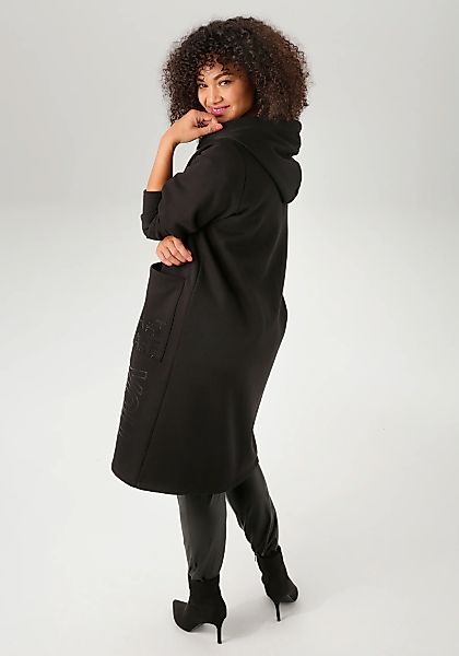 Aniston PLUS Kapuzensweatjacke, mit tollen tonigen Print - NEUE KOLLEKTION günstig online kaufen