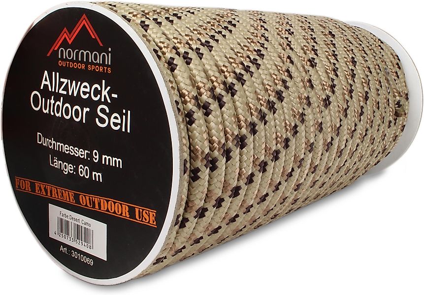 normani Allzweck-Outdoor-Seil 9 mm x 60 günstig online kaufen