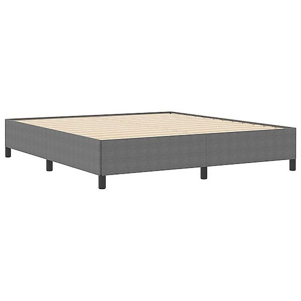 vidaXL Bett Bettgestell Hellgrau 180x200 cm Cord-Stoff (1-tlg) günstig online kaufen