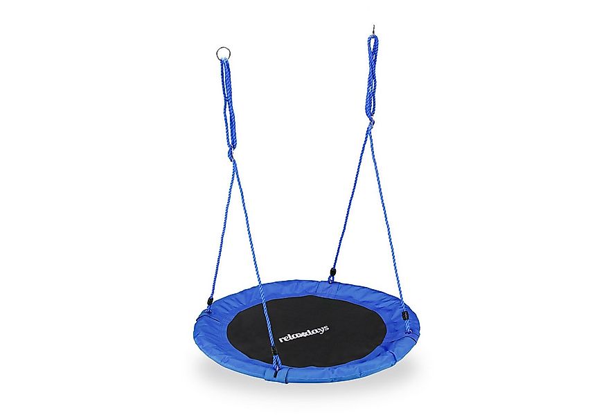 relaxdays Nestschaukel 90 cm, blau günstig online kaufen