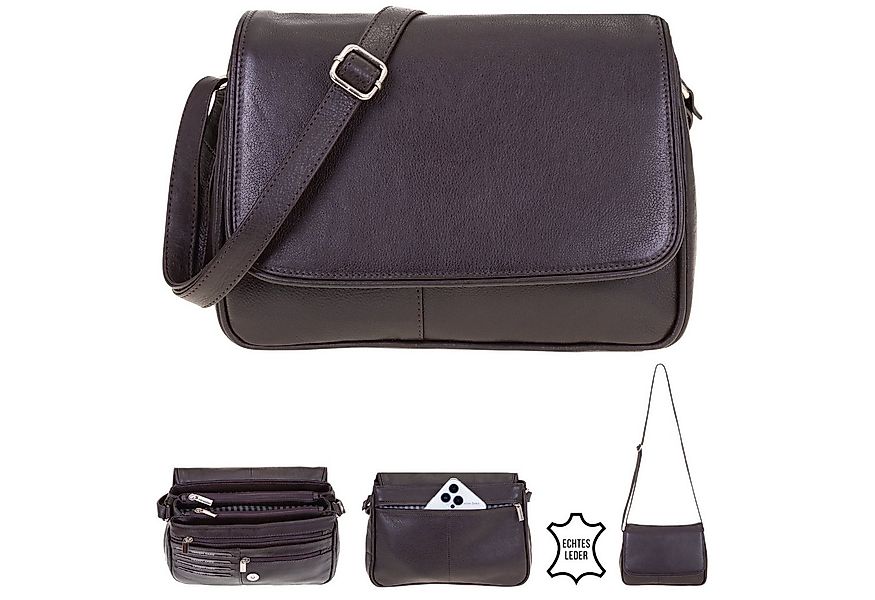 Alessandro Salvatore Handtasche Leder Damen mittel klein Lederhandtasche, S günstig online kaufen