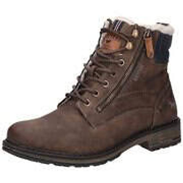 Mustang Schnür Boots Herren braun|braun günstig online kaufen