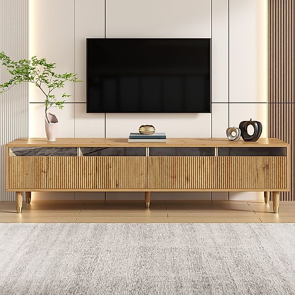 Ulife Lowboard TV-Schrank, Wohnzimmermöbel, TV-Board, große günstig online kaufen