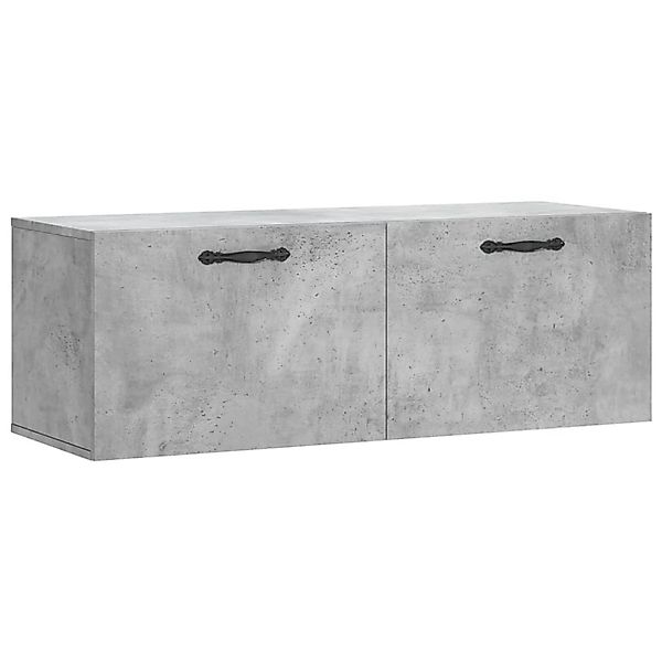 vidaXL Wandschrank Betongrau 100x36,5x35 cm Holzwerkstoff Modell 9 günstig online kaufen