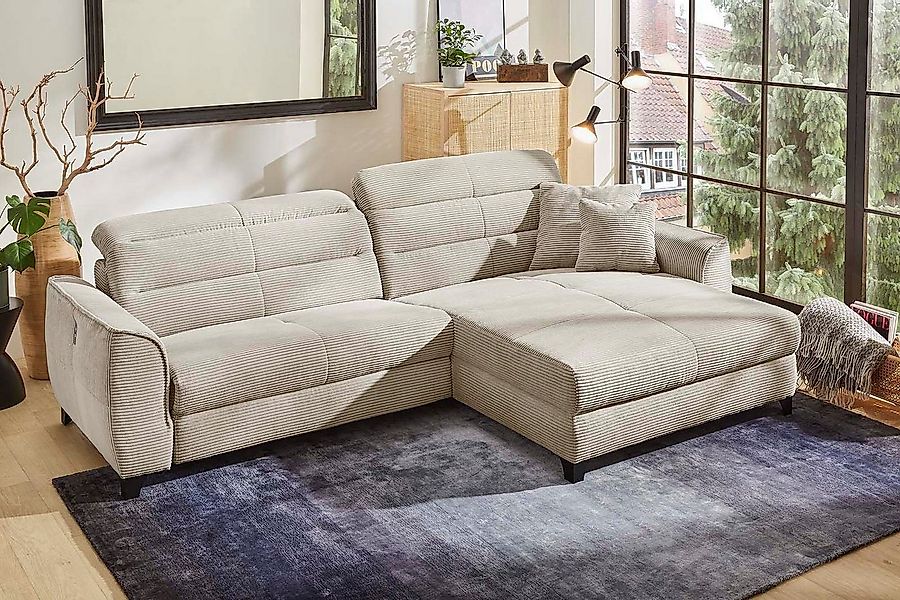 Jockenhöfer Gruppe Ecksofa Double One L-Form, mit 2x 120cm breiten, elektro günstig online kaufen