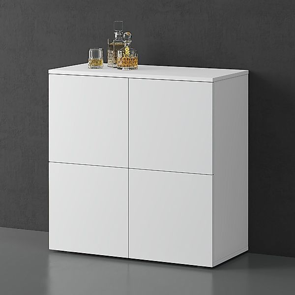 doporro Sideboard Kommode Möbel Mehrzweckschrank Push-to-Open günstig online kaufen