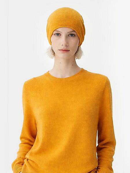 GOBI Cashmere Rundhalspullover 99€ Kaschmir-Set aus Pullover und Mütze günstig online kaufen