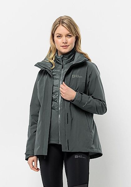 Jack Wolfskin 3-in-1-Funktionsjacke "LUNTAL 3IN1 JKT W" mit Kapuze günstig online kaufen