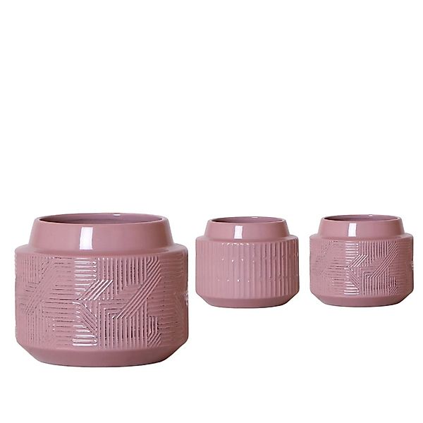 Keramik-Übertopf Maze Purple Auswahl Topf-Ø ca. 9 cm günstig online kaufen