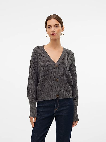 Vero Moda Strickjacke "VMLEA LS V-NECK CUFF CARDIGAN NOOS" günstig online kaufen
