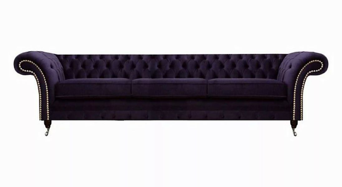 Xlmoebel Sofa Lila Polstermöbel Wohnzimmer-Sofa im Chesterfield-Design mit günstig online kaufen