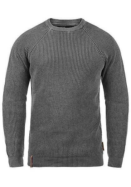 Indicode Strickpullover IDRockford Strickpulli in Waffelstrick-Optik günstig online kaufen