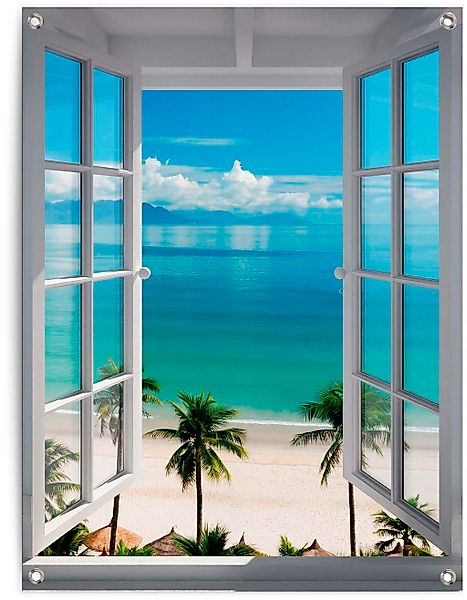 Reinders Poster "Fenster zum Strand" günstig online kaufen