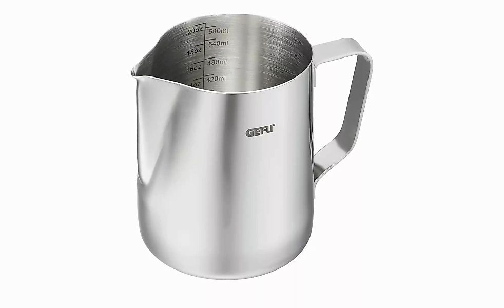 Gefu Milchkännchen  BARISTA ¦ silber ¦ Edelstahl ¦ Maße (cm): B: 9,2 H: 11, günstig online kaufen