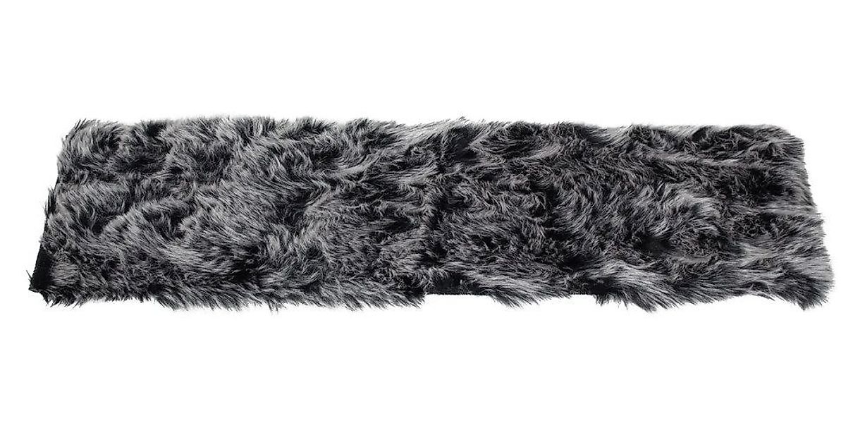 Home-trends24.de Tischläufer Fell Optik schwarz grau günstig online kaufen
