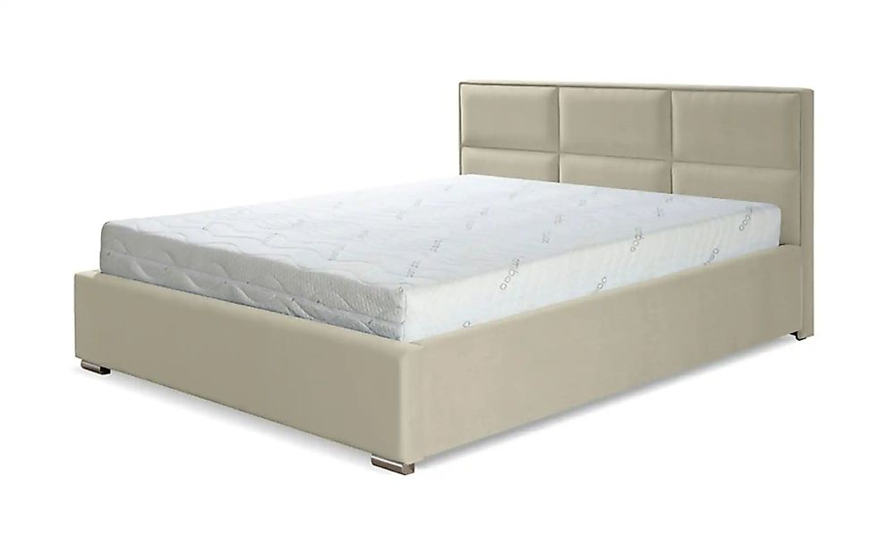 Polsterbett mit Bettkasten Imbir ¦ beige ¦ Maße (cm): B: 160 H: 52 Betten > günstig online kaufen