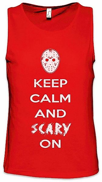 Urban Backwoods Tanktop Keep Calm And Scary On Ärmelloses T-Shirt The Frida günstig online kaufen