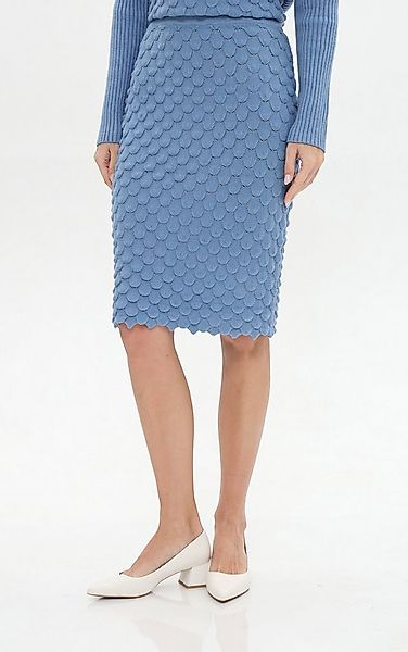 Passioni Bleistiftrock aus strukturiertem Strick günstig online kaufen