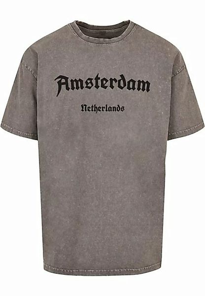Merchcode T-Shirt Merchcode Herren Amsterdam Acid Washed Heavy Oversize Tee günstig online kaufen