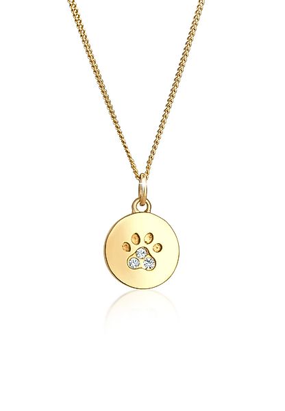 Elli Kette mit Anhänger Pfote Hund günstig online kaufen