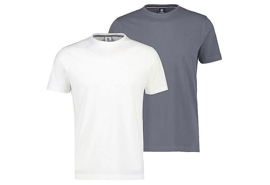 LERROS T-Shirt Basic in hochwertiger Qualität mit Logo Stickerei günstig online kaufen